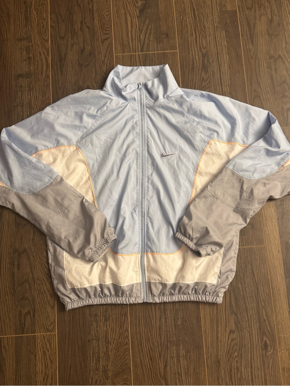 Nike Men's Ripstop Throwback Basketball Loose Fit Long Sleeve Active Jacket